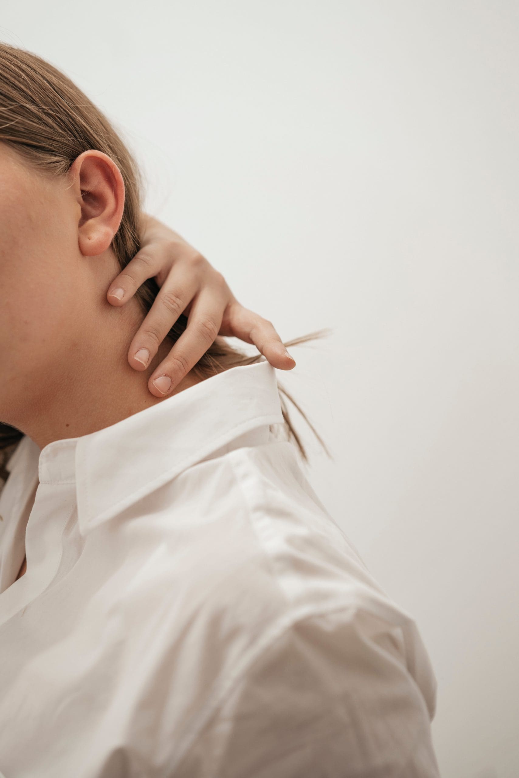 A person's neck
